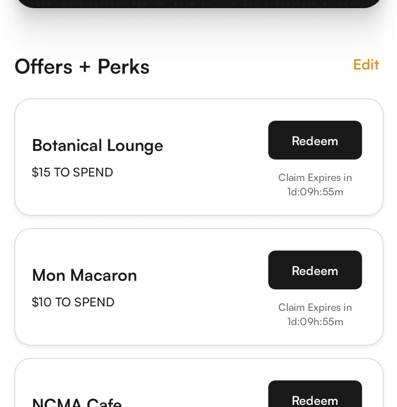 How do I redeem an Offer with the app? screenshot